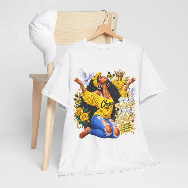 Chosen & Crowned Tee — Inspirational Christian Faith T-Shirt