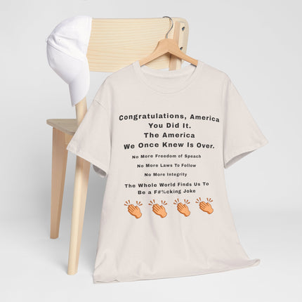 Congratulations, America Unisex Heavy Cotton Tee