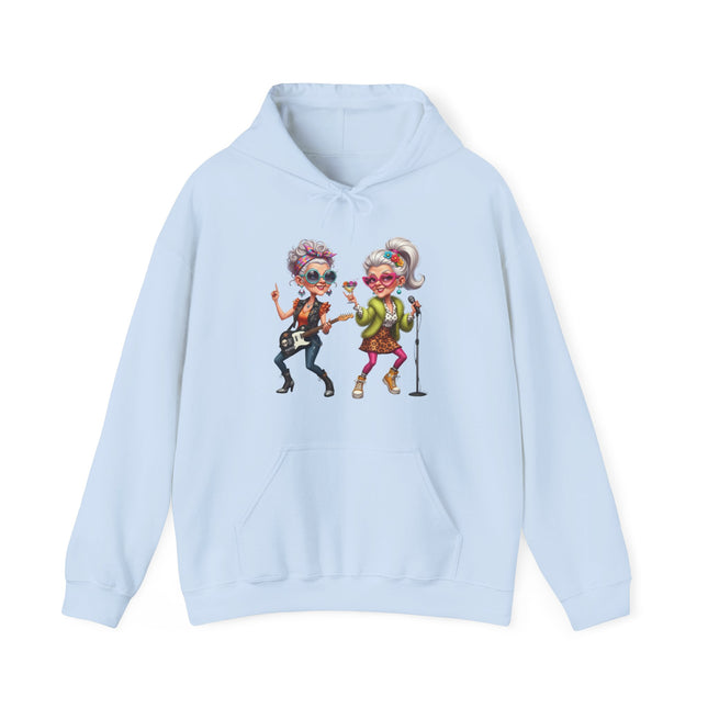 Grandma Rockers Hoodie — Funny Dancing Senior Ladies Graphic Sweatshirt