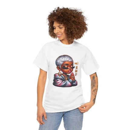 Praying Woman Illustration T-Shirt | "Won't He Do It?" Graphic Tee