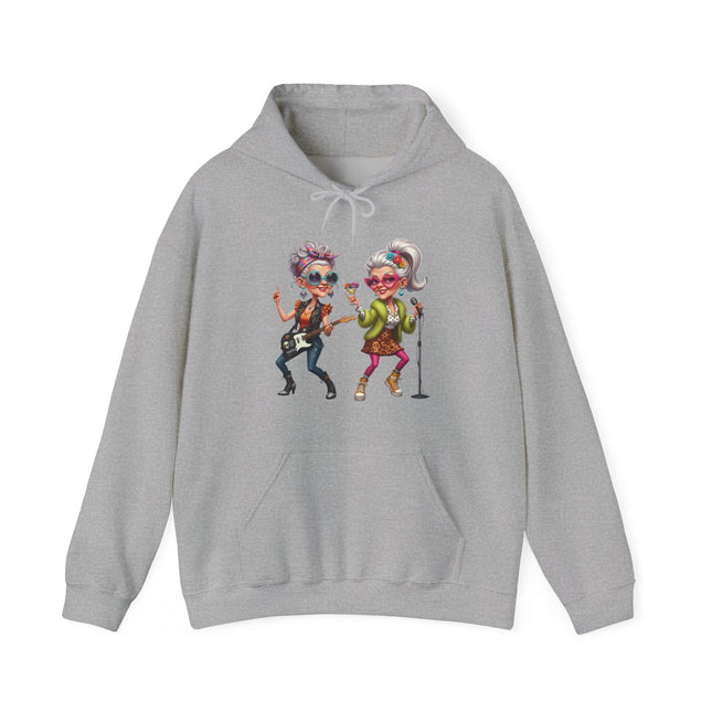 Grandma Rockers Hoodie — Funny Dancing Senior Ladies Graphic Sweatshirt