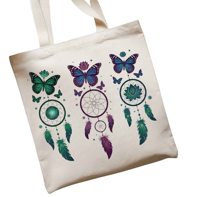 Boho Butterfly Dreamcatcher Trio PNG Instant Download Stylish Clipart High Resolution Design