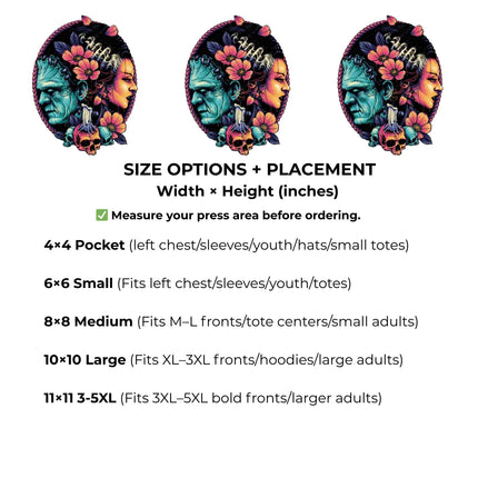 Duality of the Soul Heat Transfers 3-Pack, Ready to Press, Vibrant Long-Lasting Prints (Iron-On Transfers Only)