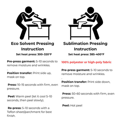 Little Miss Backpack Cutie 6-Pack – 3 Eco-Solvent + 3 Sublimation Iron on Transfers - Ready to Press (Iron on Transfers Only)