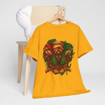 Afrocentric Headwrap Art T-Shirt