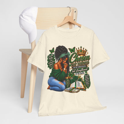 T-Shirt - 'Chosen Not Conformed' Christian Prayer Graphic Tee