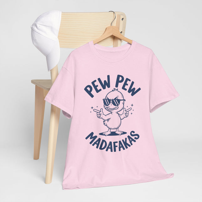Pew -Pew Madafakas Unisex Heavy Cotton Tee