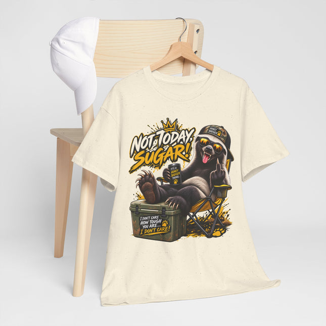 Graphic Tee — "Not Today Sugar!" Relaxing Pug Lounge T-Shirt