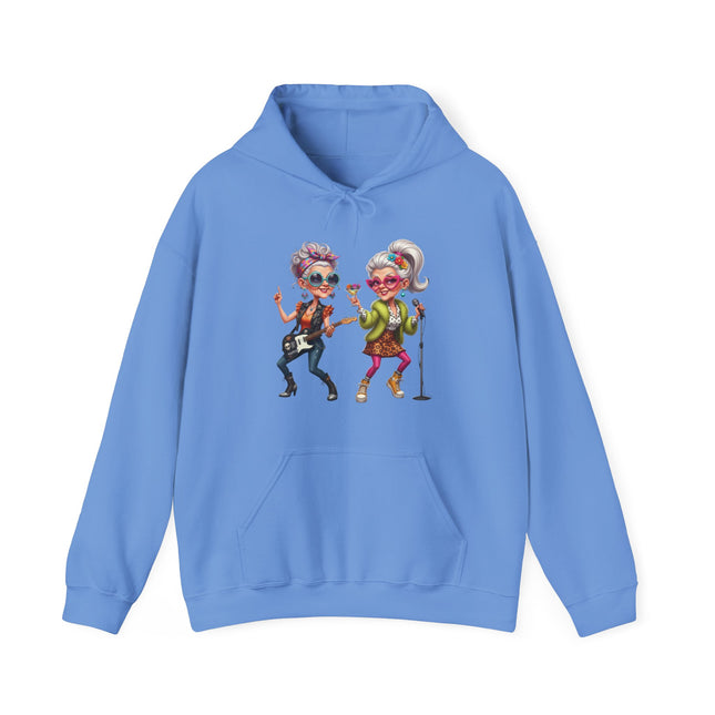 Grandma Rockers Hoodie — Funny Dancing Senior Ladies Graphic Sweatshirt