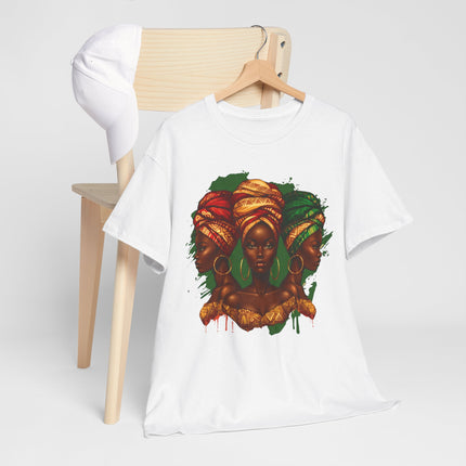 Afrocentric Headwrap Art T-Shirt