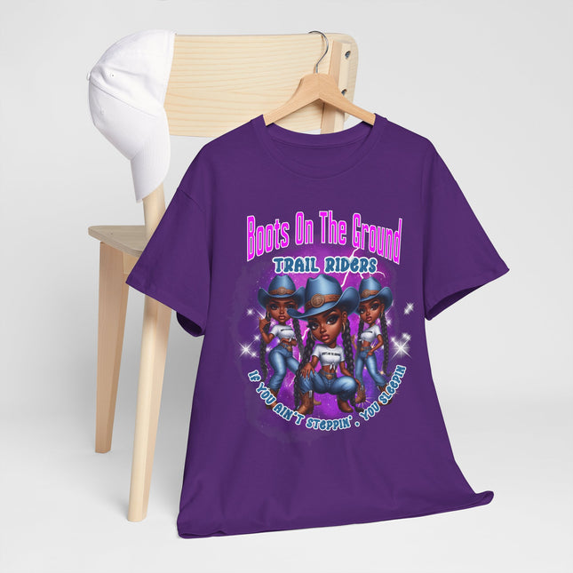Boots On The Ground Trail Riders T-Shirt — Women Cowgirl Graphic Tee