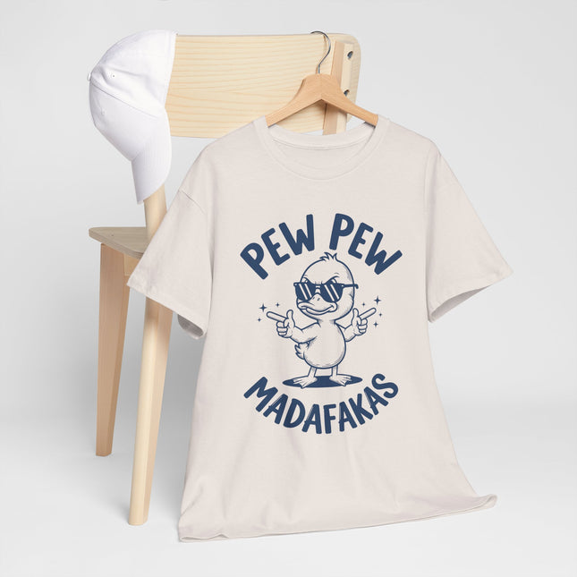 Pew -Pew Madafakas Unisex Heavy Cotton Tee