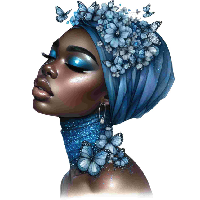 Black Queen Butterfly Floral Art Designed -DTF Heat Transfers #6 DTF Transfers Style Junction – Custom Digital Designs & Apparel