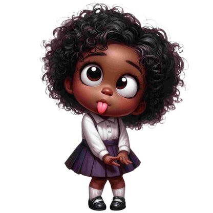 Little Miss Attitude Baby Girl Designs-DTF Heat Transfers