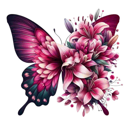 Colorful Butterfly Floral Set of 10 #2- DTF Heat Transfers DTF Transfers Style Junction – Custom Digital Designs & Apparel 6 Pocket 4 x 4