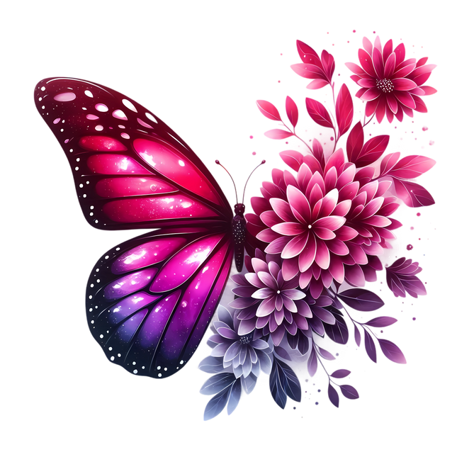 Butterfly Desires Eco Solvent or Sublimation Heat Transfer #6