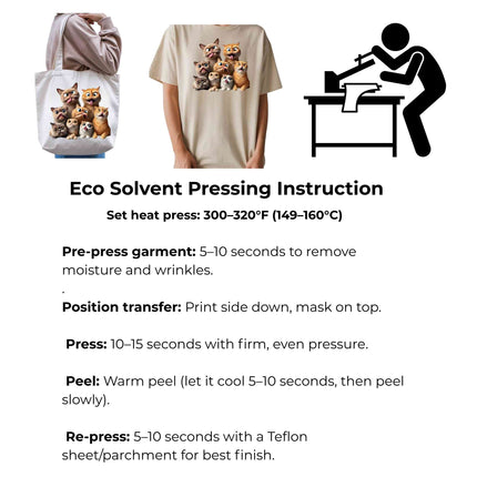 Crazy Cat Squad Heat Transfers 3-Pack, Ready to Press, Vibrant Long-Lasting Prints  (Iron-On Transfers Only)