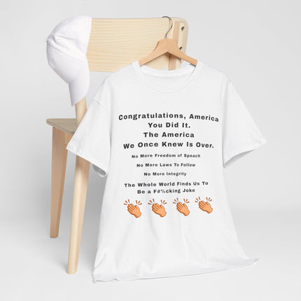 Congratulations, America Unisex Heavy Cotton Tee