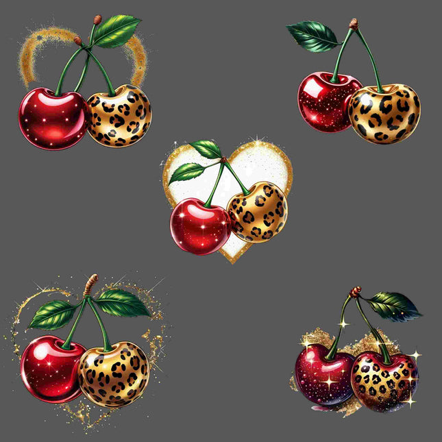 Leopard Glam Cherry 5 PNG Bundle-Digital Files Digital File Style Junction – Custom Digital Designs & Apparel