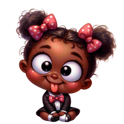 Little Miss Attitude Baby Girl Designs-DTF Heat Transfers