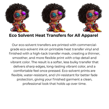 Disco Diva Glow Heat Transfers 3-Pack, Ready to Press, Vibrant Long-Lasting Prints  (Iron-On Transfers Only)