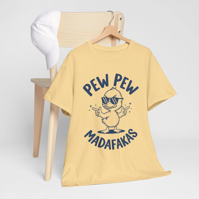 Pew -Pew Madafakas Unisex Heavy Cotton Tee