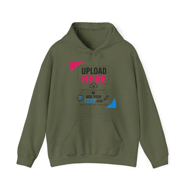 Design Your Own Custom Hoodie | Upload Your Photo, Logo & Text