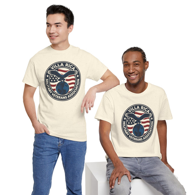Villa Rica Military Veterans Association T-Shirt — American Flag Eagle Emblem