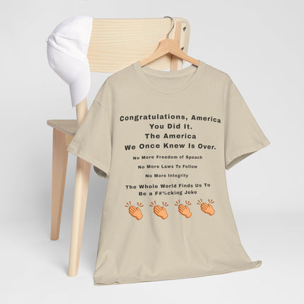 Congratulations, America Unisex Heavy Cotton Tee