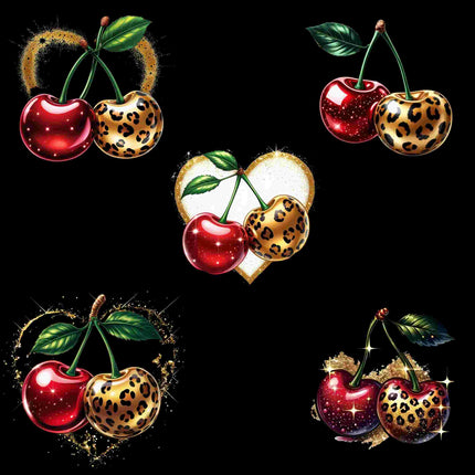 Leopard Glam Cherry 5 PNG Bundle-Digital Files Digital File Style Junction – Custom Digital Designs & Apparel