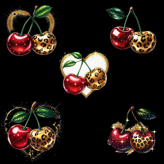 Leopard Glam Cherry 5 PNG Bundle-Digital Files Digital File Style Junction – Custom Digital Designs & Apparel