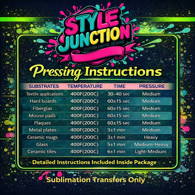 Urban Vibes Cat 9-Piece Bundle for Crafters & DIY – 3 Eco-Solvent + 3 Sublimation Transfers (Ready to Press) + 3 Matching 2” Stickers