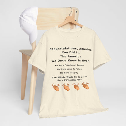 Congratulations, America Unisex Heavy Cotton Tee