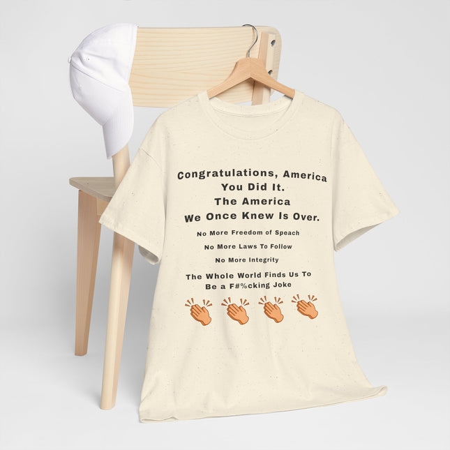 Congratulations, America Unisex Heavy Cotton Tee