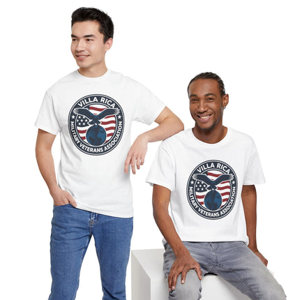 Villa Rica Military Veterans Association T-Shirt — American Flag Eagle Emblem