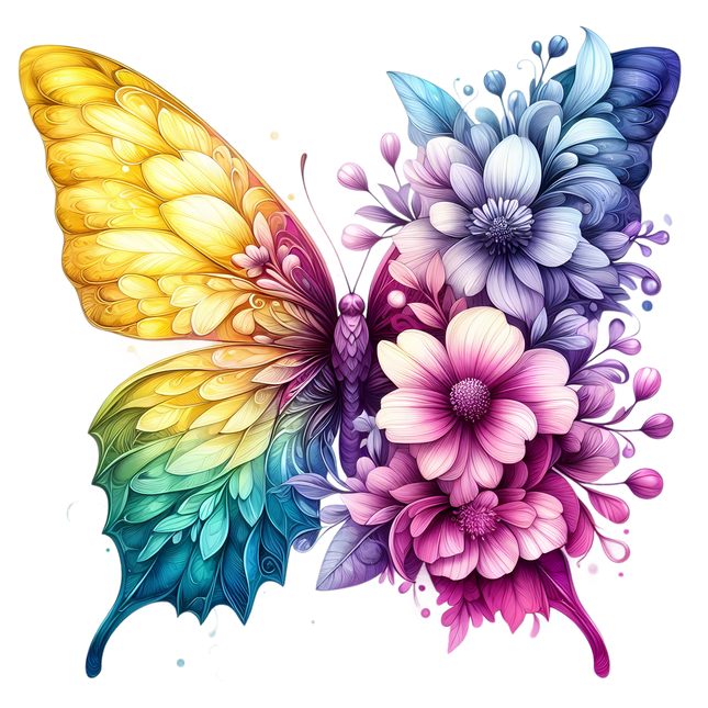 Butterfly Desires Eco Solvent or Sublimation Heat Transfer #9