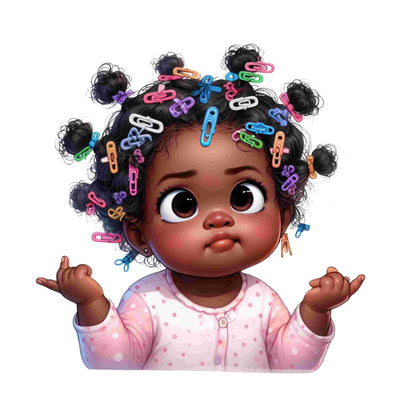 Little Miss Attitude Baby Girl Designs-DTF Heat Transfers