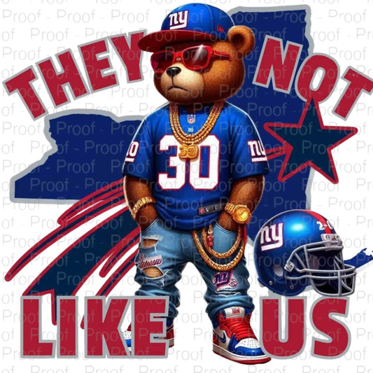 They Not Like Us NY Giants-Digital Download Digital File Style-Junction Custom Designs & Prints