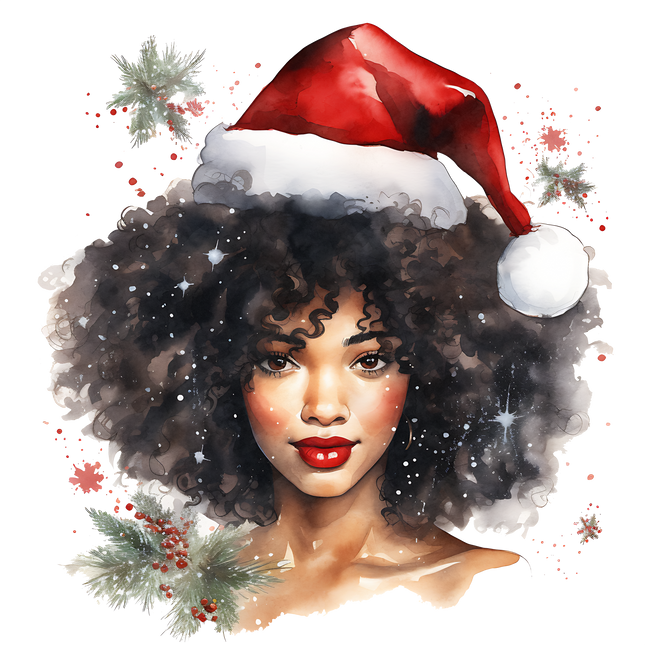 Christmas Spirit Black Beauty DTF Heat Transfers DTF Transfers Style Junction – Custom Digital Designs & Apparel