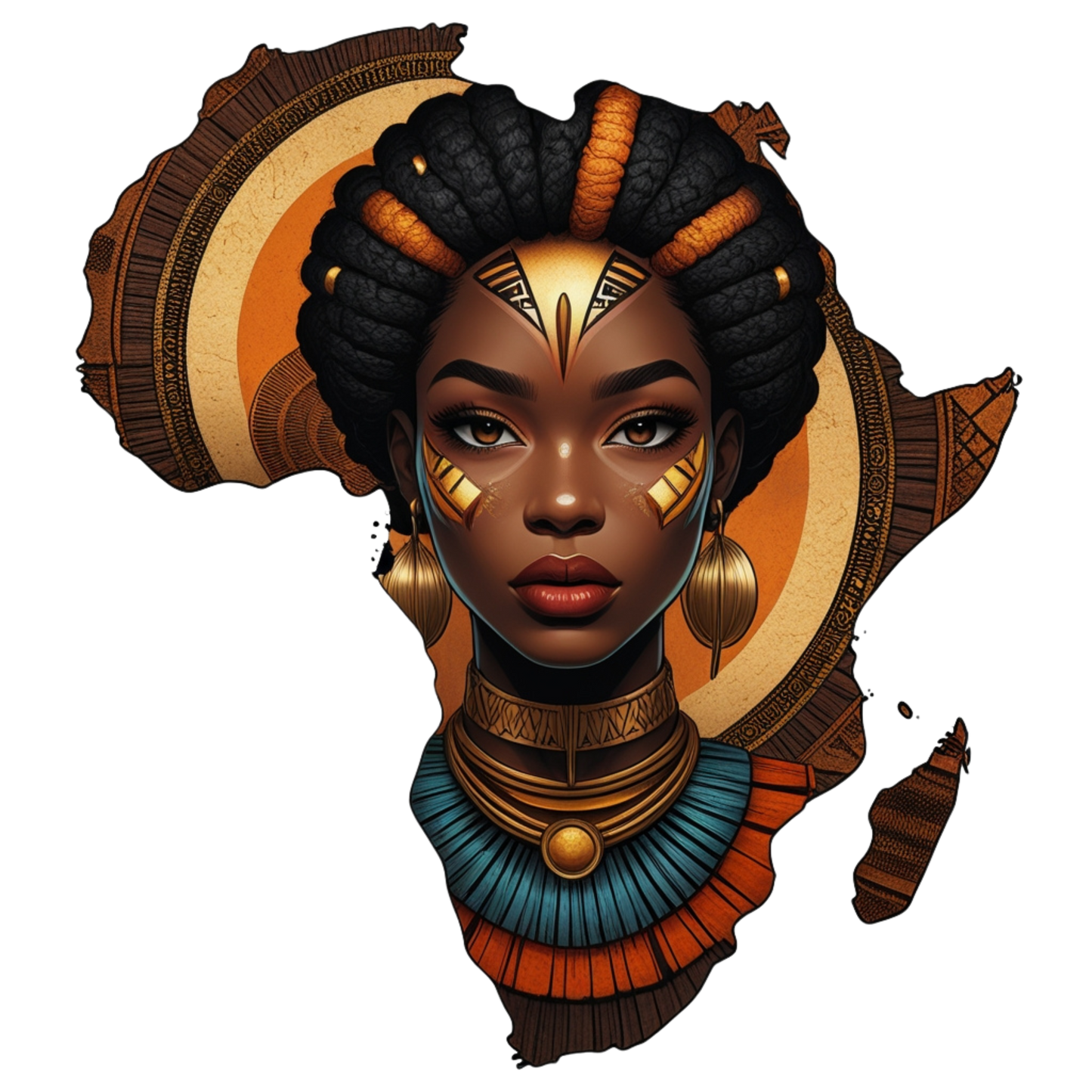 Afrocentric Queen Collection DTF Heat Transfers