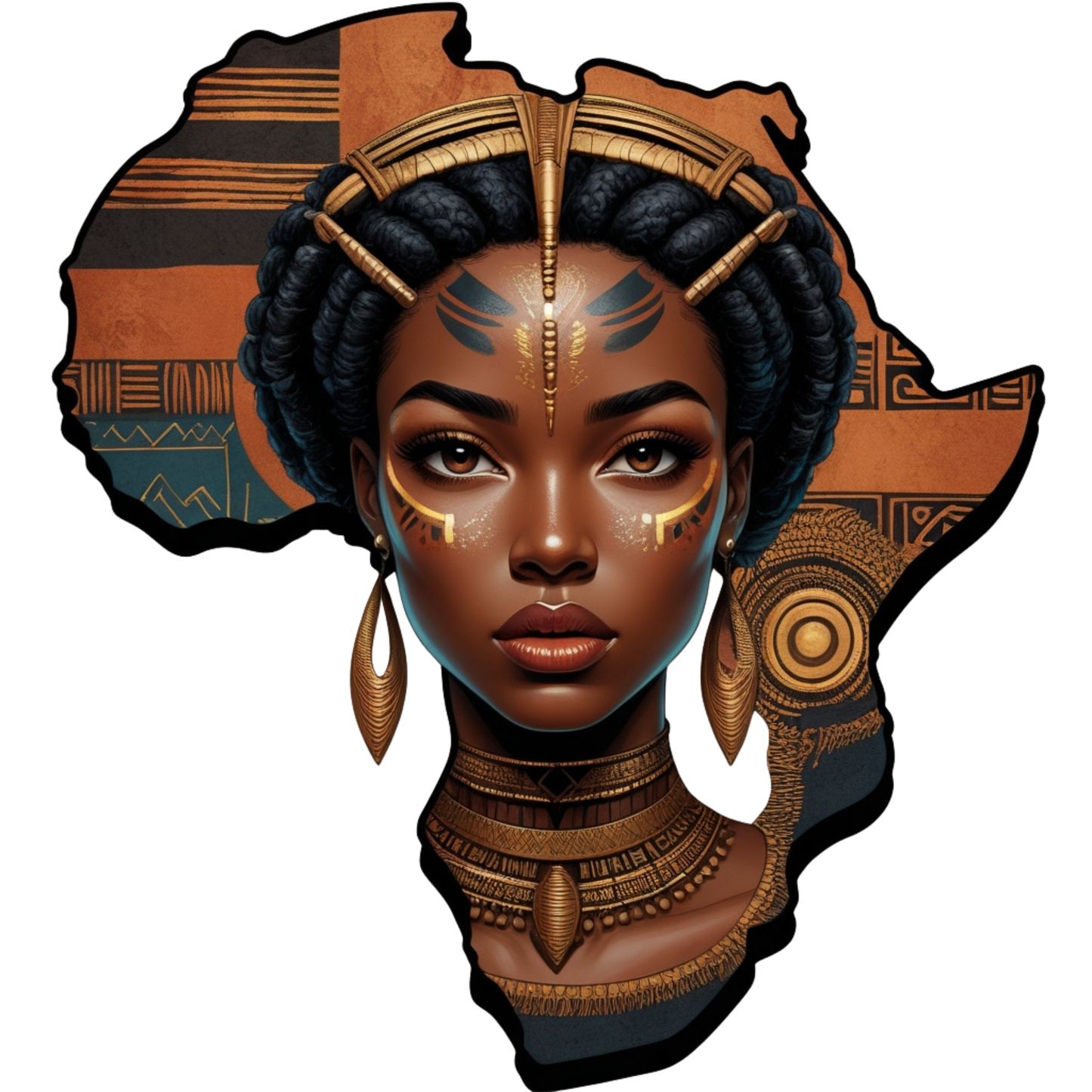 Afrocentric Queen Collection DTF Heat Transfers