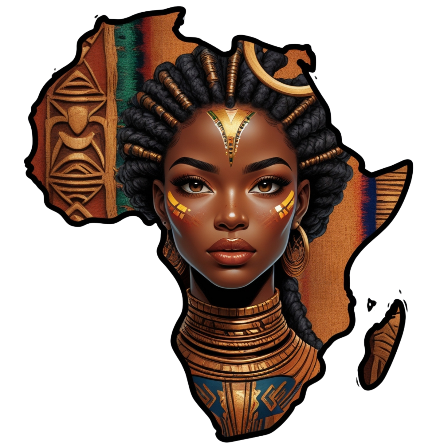 Afrocentric Queen Collection DTF Heat Transfers