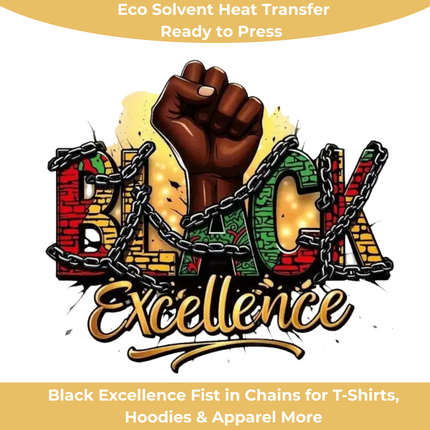 Black Excellence - Eco Solvent Heat Transfers & Ready to Press