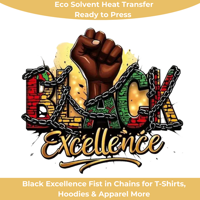 Black Excellence - Eco Solvent Heat Transfers & Ready to Press
