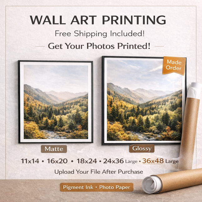 Print Your Digital Download | Large Format Wall Art Printing Service