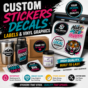 Stickers, Decals, Labels & Vinyl Graphics