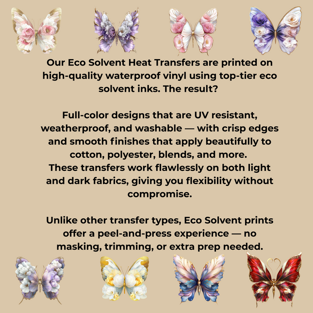 Custom Eco Solvent Heat Transfers – Use Your PNG or Ours Eco Solvent Transfers Style Junction – Custom Digital Designs & Apparel