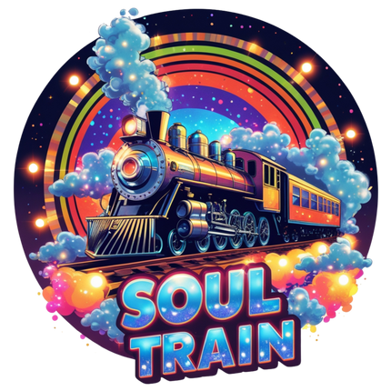 Retro Disco Soul Train Design – DTF Heat Transfers #3 DTF Transfers Style Junction – Custom Digital Designs & Apparel
