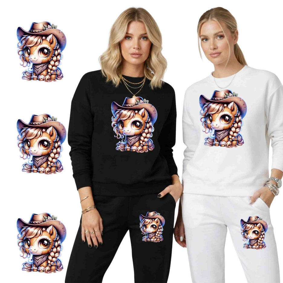 Prairie Belle 6-Pack Crafter’s & DIY Bundle – 3 Eco-Solvent + 3 Sublimation Iron-On Heat Transfers, Ready to Press, for T-Shirts & More (Includes 4 Bonus Matching 2” inch Stickers).