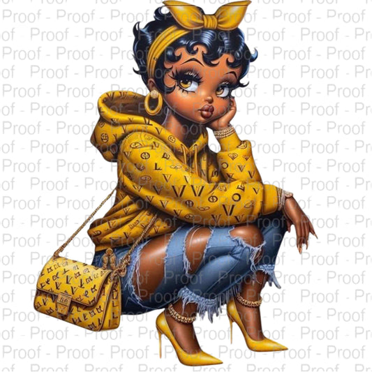 Golden Glam Streetwear Queen-Exclusive Image Vault Collection-1 Digital File Digital File Style-Junction Custom Designs & Prints